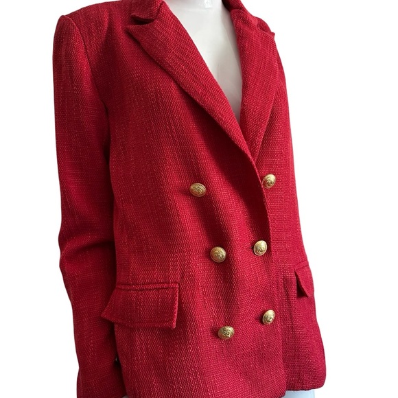 Anthropologie Red Blazer Young Parker - Picture 4 of 10